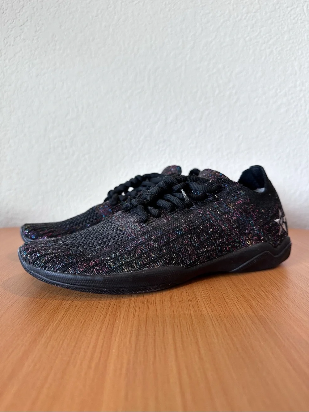 Rebel Athletic Revolt Ice Blackout Cheer Shoes Sz 8 — Worn Once